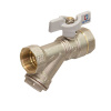 кран шаровой 1/2" (15 мм) в/в бабочка с фильтром valfex