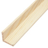 уголок деревянный гладкий хвоя 30х30х2500 мм