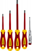 набор отверток диэлелектрический 5 предметов зубр профи