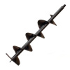шнек для мотобура 150 мм длина 80 см huter ag-150