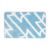 коврик для ванной комнаты 50х80 см бело-голубой iddis base