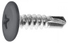 саморез с прессшайбой сверло 4,2х19 мм серый графит ral7024 (100 шт)