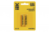 батарейка aaa алкалиновая iek alkaline (2 шт)