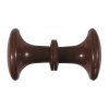 ручка-кнопка рк1 коричневый