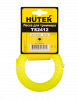 леска для триммера витой квадрат 2,4 мм х 12 м huter ts2412