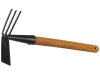 мотыжка стальная прямая 3 зубца с деревянной ручкой grinda proline