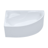 ванна акриловая изабель 170х100 см белая правая тритон