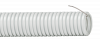 труба гофрированная пвх 16 мм с протяжкой серая (10 м) iek