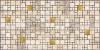 панель пвх 955х480 мм мозаика мрамор с золотом grace