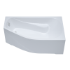 ванна акриловая майорка 150х90 см белая левая santek