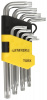 набор ключей имбусовых torx (9 шт) stayer