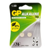 батарейка a76 алкалиновая gp (2 шт)