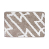 коврик для ванной комнаты 50х80 см бело-коричневый iddis base