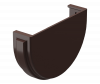 заглушка желоба для водостока шоколад docke premium заглушка желоба для водостока шоколад docke premium
