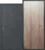 дверь входная 4,5 см металл/мдф антик серебро дуб сонома 960 мм правая стройгост