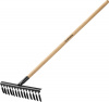 грабли 14 зубьев витые с деревянным черенком grinda gs-14