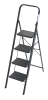 стремянка стальная с широкими ступенями 4 ступени alumet