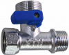 кран шаровой для бытовых приборов 1/2" вн х 3/4" нр х 1/2" нр стм