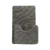 коврик для ванной комнаты 50х80 см и туалета 40х50 см серый l cadesi lemi