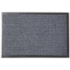 коврик придверный влаговпитывающий 50х80 см серый floormat комфорт