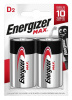 батарейка щелочная d energizer max (2 шт)