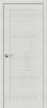 дверное полотно porta x - 28 экошпон 200х80 см bianco veralinga magic fog elporta