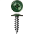 саморез с прессшайбой острый 4,2х16 мм зеленый мох ral6005 (35 шт) саморез с прессшайбой острый 4,2х16 мм зеленый мох ral6005 (35 шт)