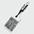кисть плоская 50 мм универсальная decor premium black white