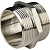 ниппель никелированный 1/2" нр х 1/2" нр valfex
