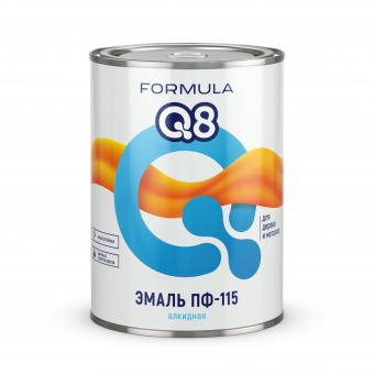 Эмаль алкидная ПФ-115 красный 0,9 кг FORMULA