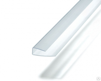 Профиль поликарбонатный торцовый 10 мм 2,1 м прозрачный ROYALPLAST