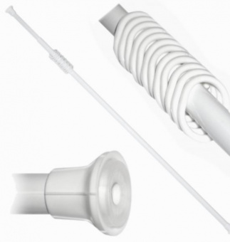 Карниз для ванной 140-280 см белый VIOLET