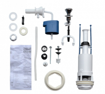 Арматура для унитаза боковой подвод со штоком УКЛАД