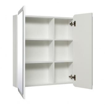 Зеркальный шкаф 700 мм Эрика белый RUNO2