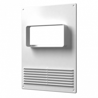 Площадка торцевая пластиковая с решеткой 180х250/60х120 мм ERA