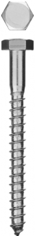 Шуруп сантехнический оцинкованный 6х120 DIN 571 (2 шт)