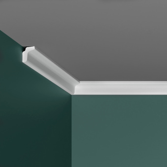 Плинтус потолочный М-25 25/20 белый ПРАЙМДЕКОР