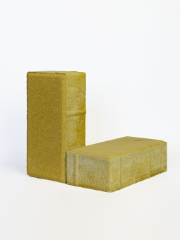 Плитка тротуарная вибропресованная Брусчатка 40 мм желтый ВКСМ (18 м2/под)