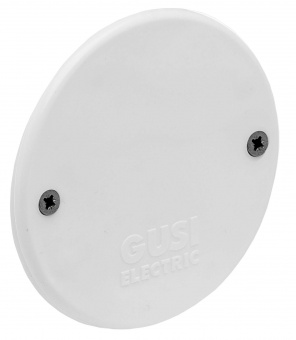 Крышка монтажной коробки белая GUSI