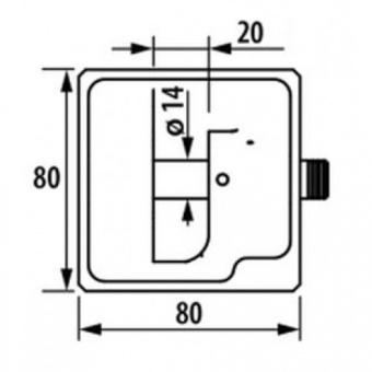 Замок навесной чугун ЧАЗ ВС2-121