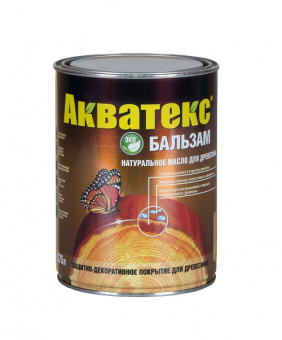Масло для дерева иней 0,75 л АКВАТЕКС Бальзам