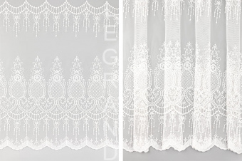 Тюль Анита 300х260 с утяжелителем белый LEGRAND2