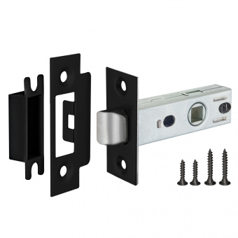 Защелка врезная PUNTO L45-8 BL чёрный