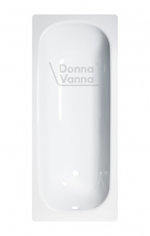 Ванна стальная 160х70 см белая орхидея DONNA VANNA 