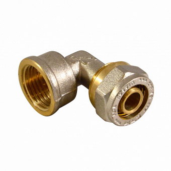 Уголок обжимной переходной 20 мм х 1/2" ВР VALFEX