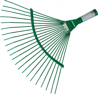 Грабли веерные 22 круглых зубца без черенка РОСТОК