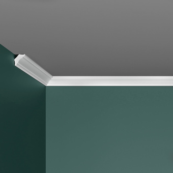 Плинтус потолочный К-30 25/25 белый ПРАЙМДЕКОР