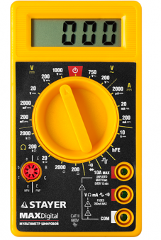 Мультиметр цифровой STAYER MaxDigital