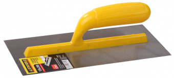 Гладилка стальная 130х270 мм с пластиковой ручкой прямая STAYER