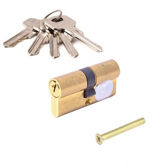 Цилиндровый механизм AVERS 60 мм (25+10+25) C-G золото